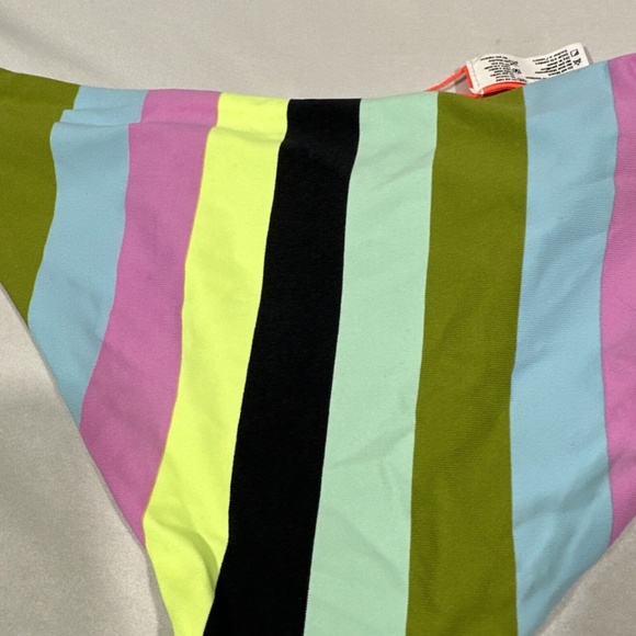 NEW Maaji [ Small‎ ] Trippin Striped Split Side Reversible Bikini Bottoms - Picture 7 of 11